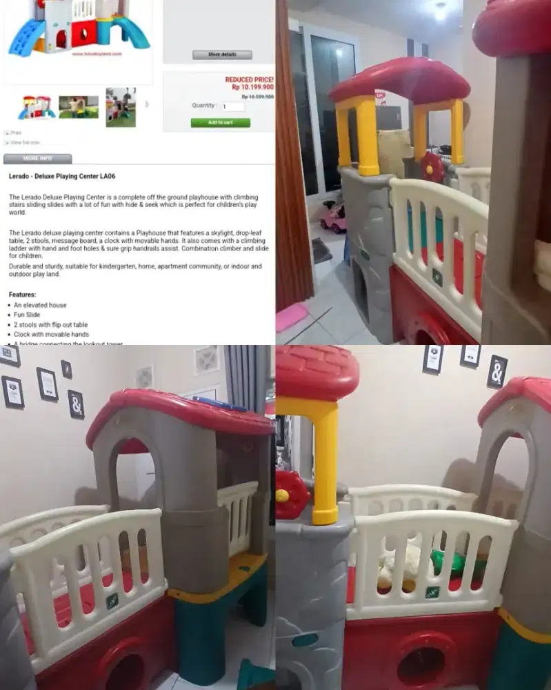 Playhouse Besar Merk Lerado