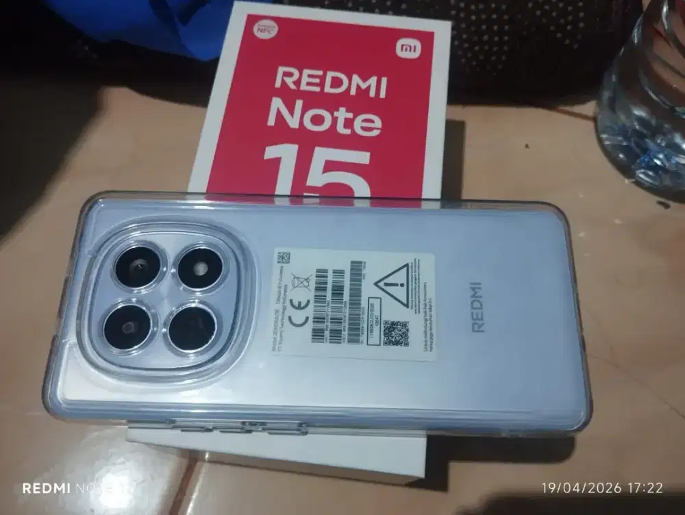 redmi note 15 4g 8/128 gb fullshet pemakaian 1 bulan