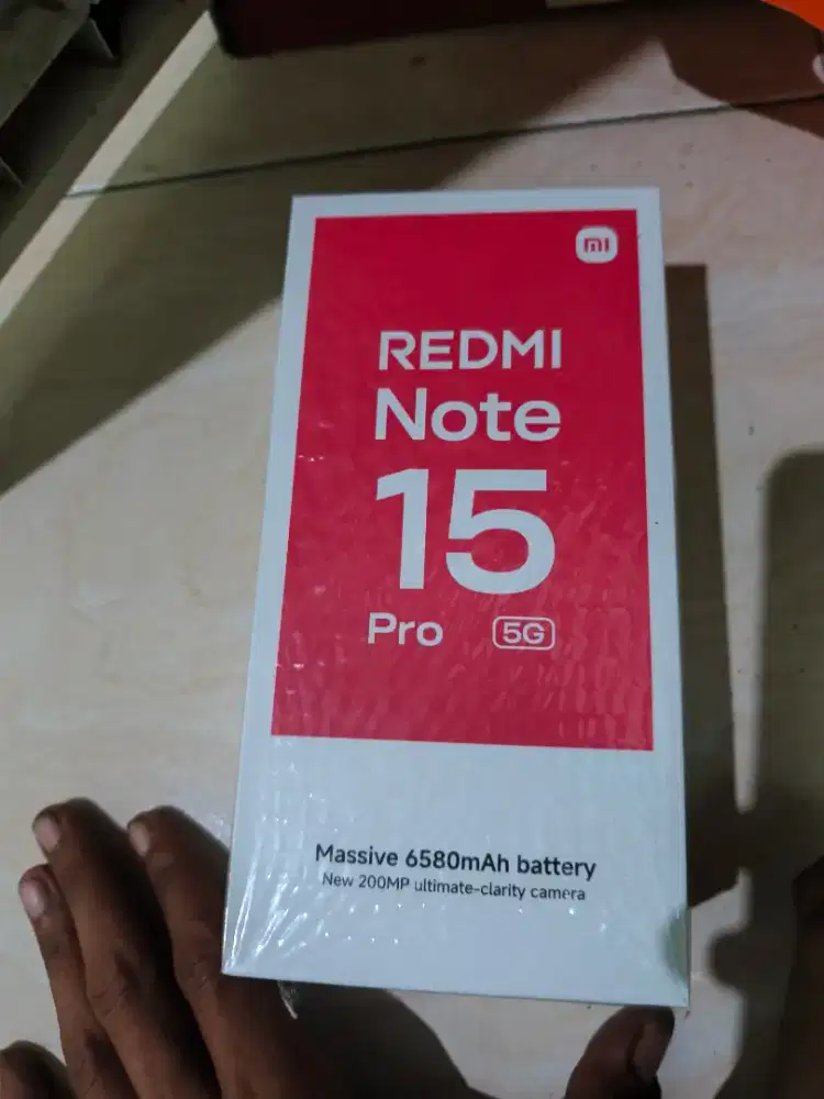 Dijual cepat redmi not 15 pro 5g ram 12/512 full set garansi on