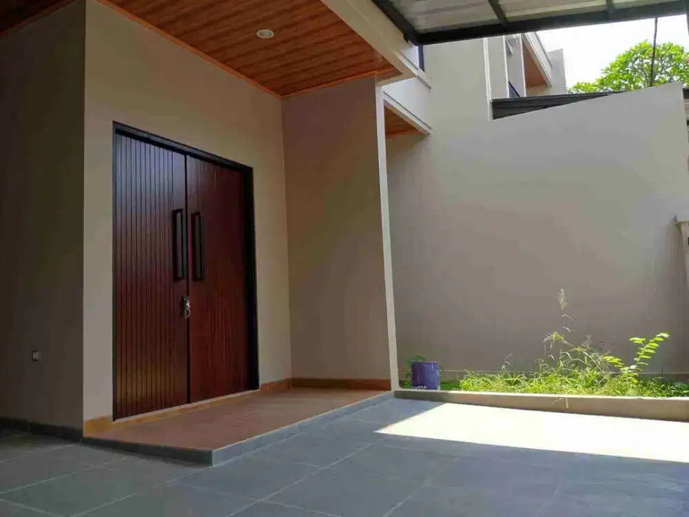 JUAL RUMAH BARU DESIGN MINIMALIS 2 1/4 LANTAI PONDOK KELAPA DUREN SAWIT JAKARTA TIMUR