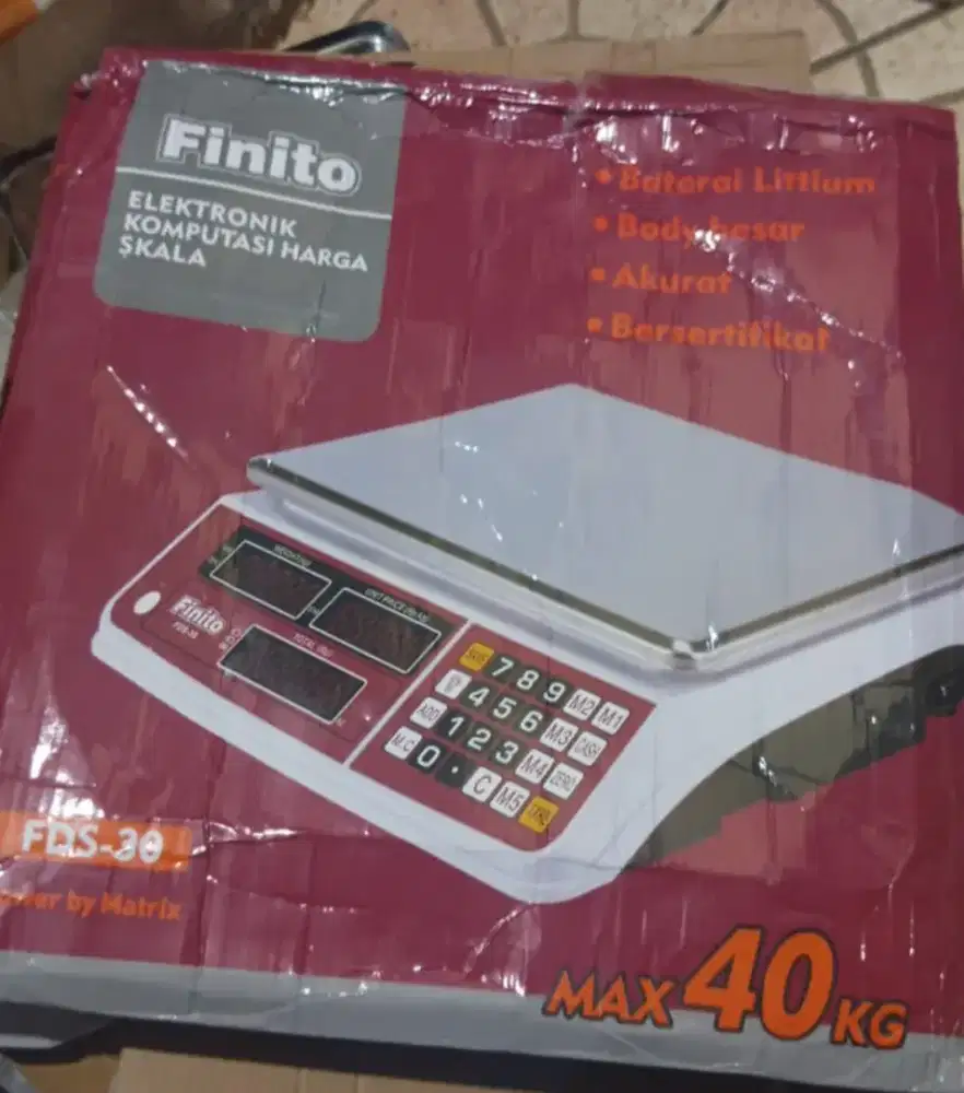 Timbanggan digital 40 kg bagus murah new