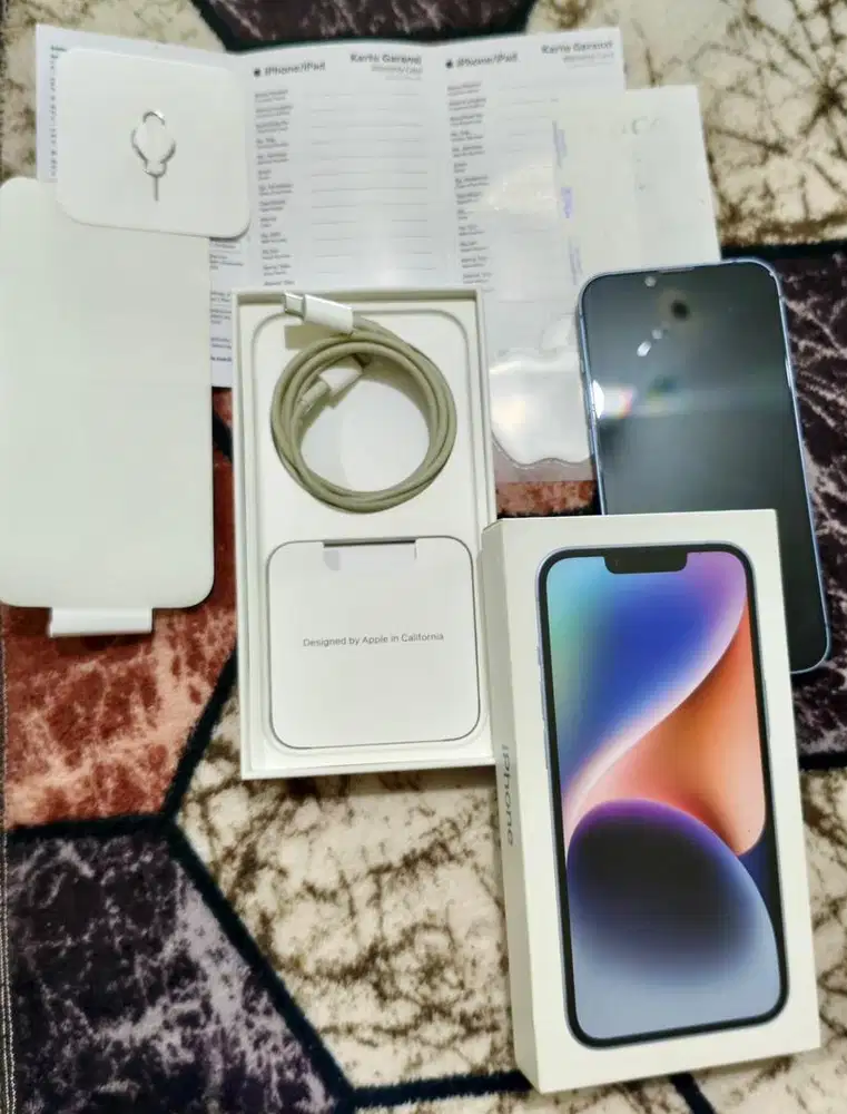 DIJUAL IPHONE 14 128 GB BIRU