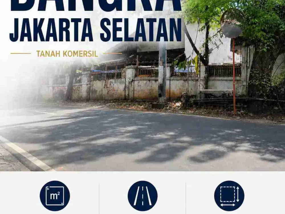 Tanah Pinggir Jalan Raya Bangka! Tanah 1.000m² Cocok Cafe/Showroom/Usaha