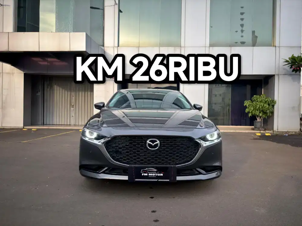 Mazda 3 Sedan Skyactiv G 2023 / 2024 AT 2.0, Km 23Ribu, Pajak Panjang