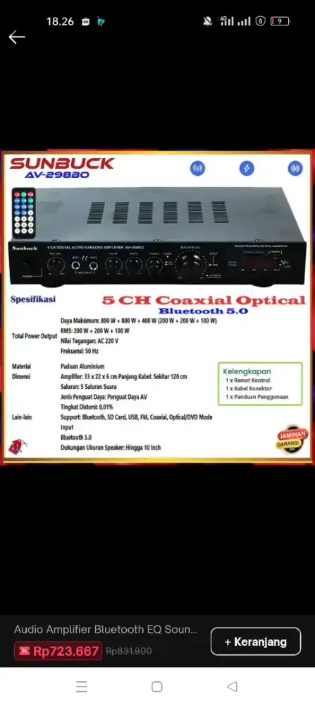 Sunbuck amplifer