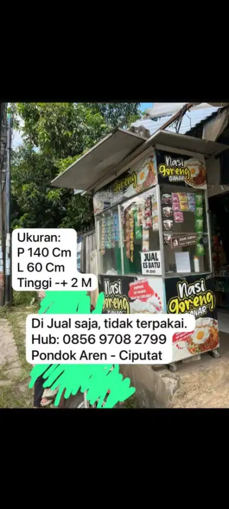Jual Gerobak Bekas Pakai