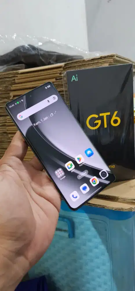 Realme GT 6 Ram 12/256gb Mulus Like New Fullset