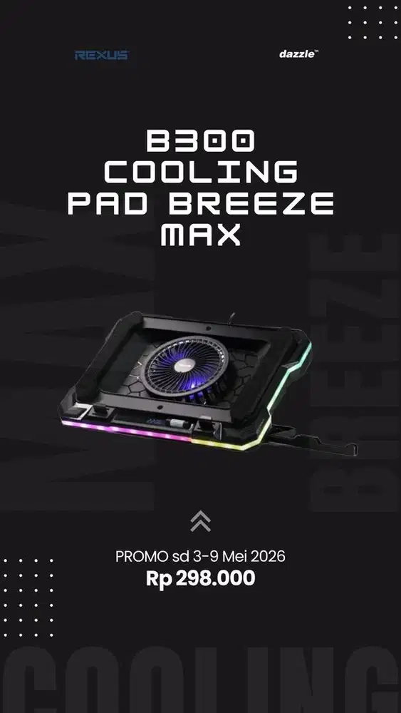 Cooling laptop rexus B300 max
