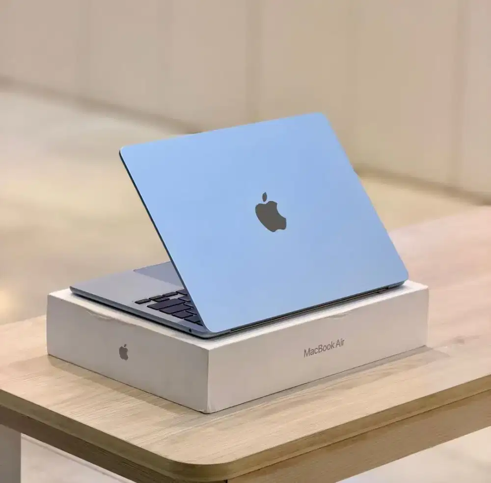 Ready Stock Macbook Air M4 16 256 Sky Blue New Segel