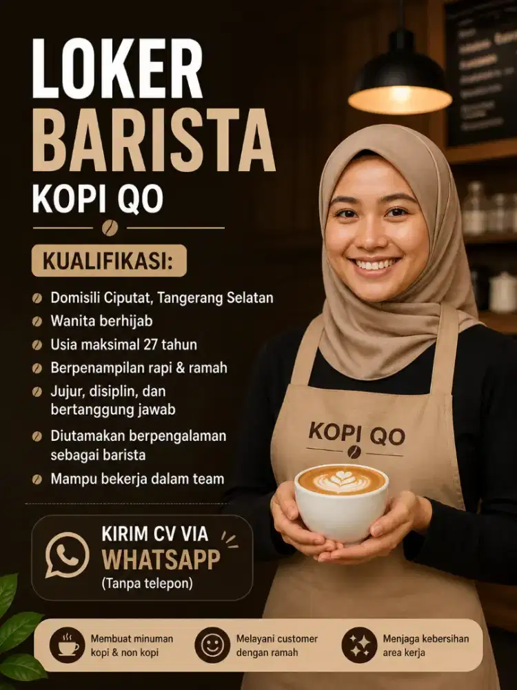 Loker Barista kopi
