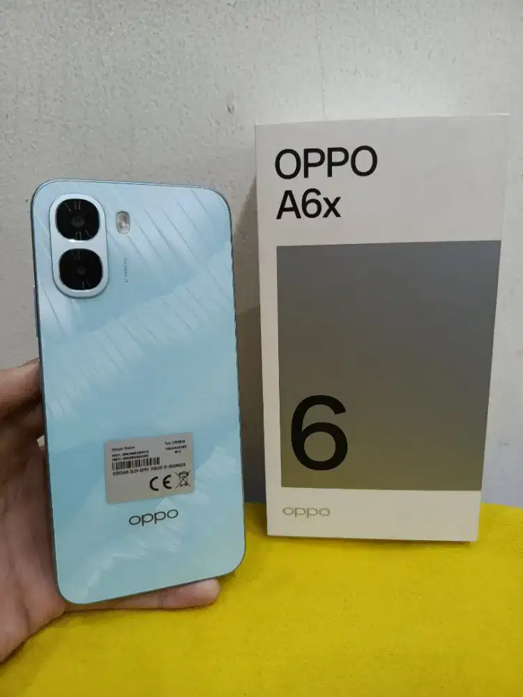 Oppo A6x 6/256 Garansi Panjang, Mulus, Nominus, Fullset ori