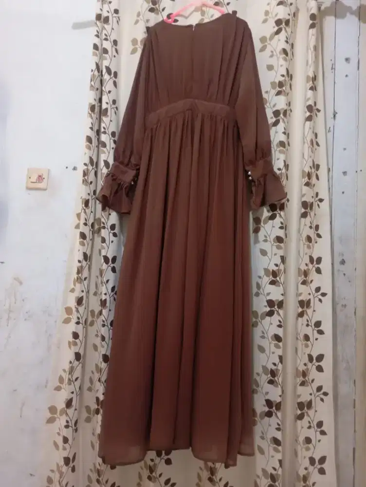 Baju gamis LD 105 panjang 135