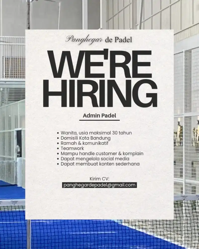 LOKER ADMIN PADEL