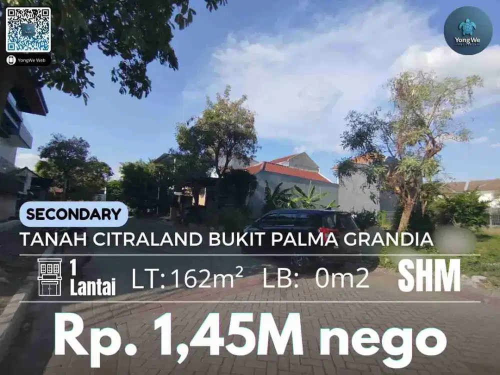 Jual Tanah Citraland Bukit Palma Grandia Surabaya