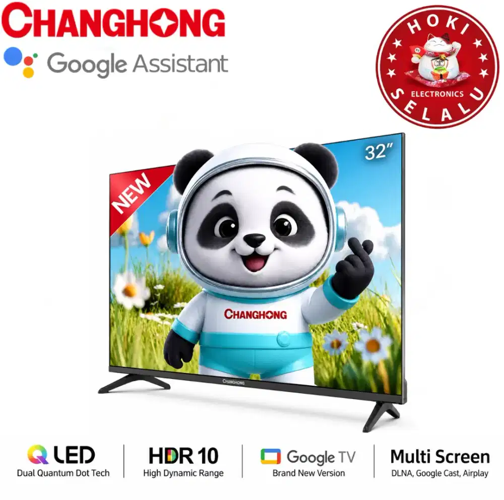 Changhong Smart Google TV 32 Inch 32QL99 Qled Quantum Dot Led DBX TV