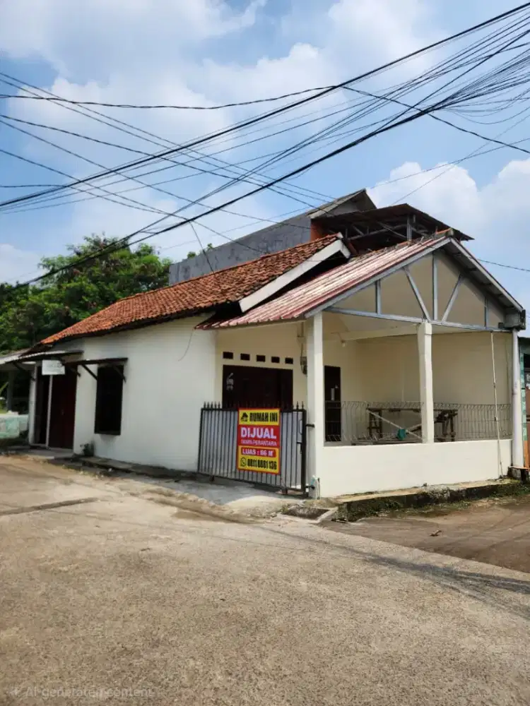 Di Jual Rumah Tinggal Plus Untuk Usaha (Baru Renovasi)