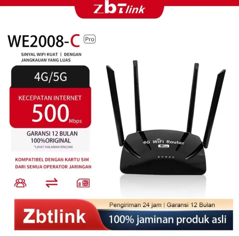 Modem Wifi ZBTlink All Operator NEW Garansi 1 Tahun