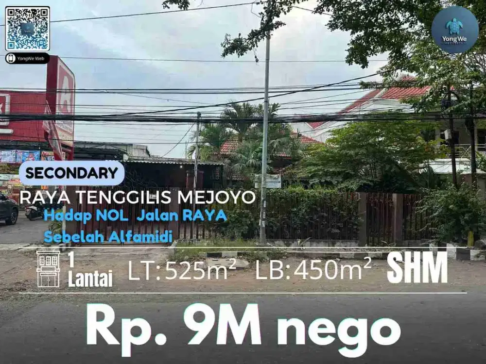 Jual Rumah Raya Tenggilis Dekat Kampus Surabaya