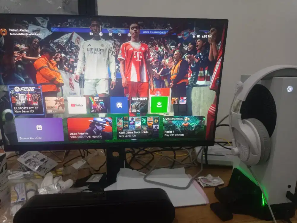 Xbox series s second + monitor gaming