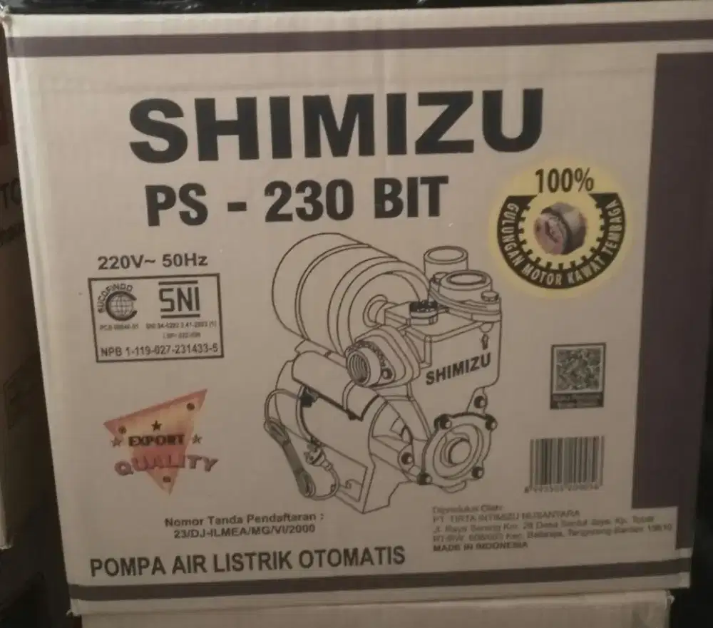 Pompa air Shimizu 230bit