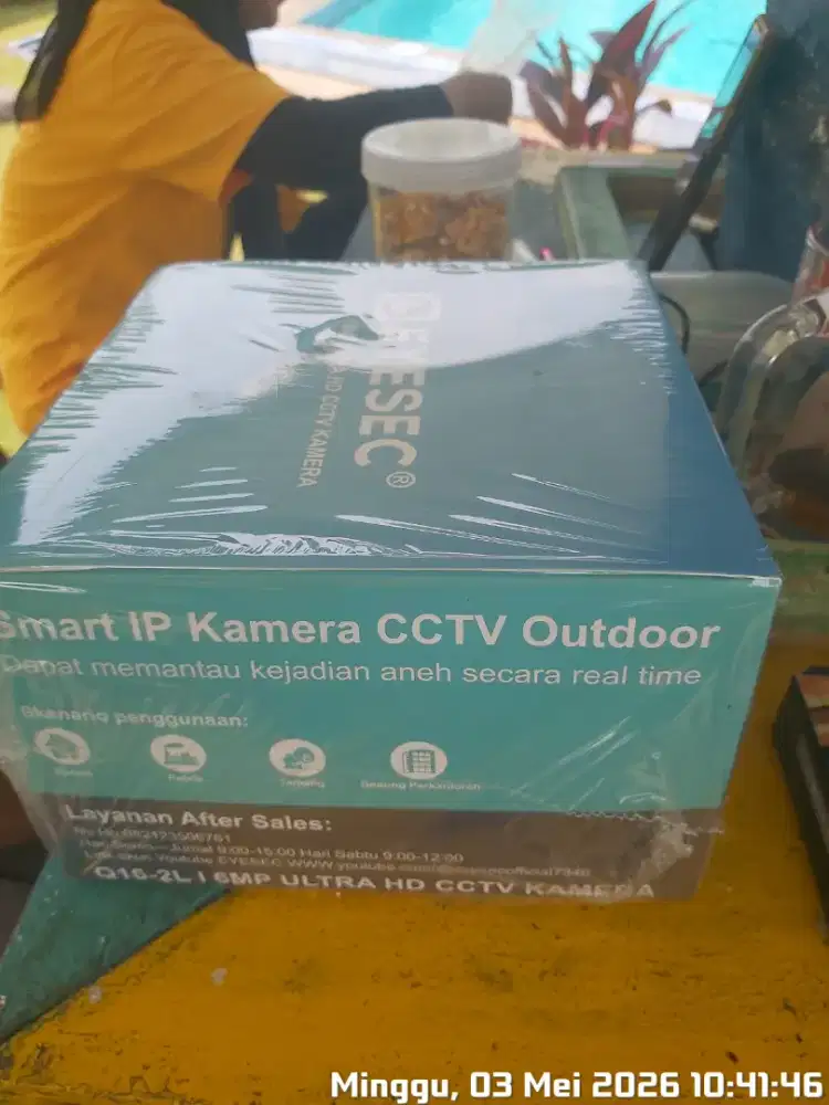 Cctv baru 2 camera 6mp