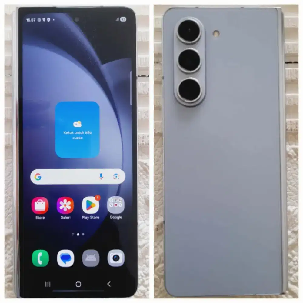SAMSUNG Z FOLD 5 5G SEIN RAM 12/512 FULLSET LUMAYAN MULUS NO MINUS