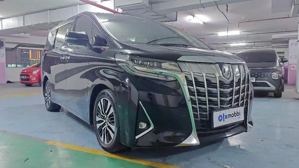 TDP 28JT, Toyota Alphard 2.5 G Bensin-AT Hitam 2020