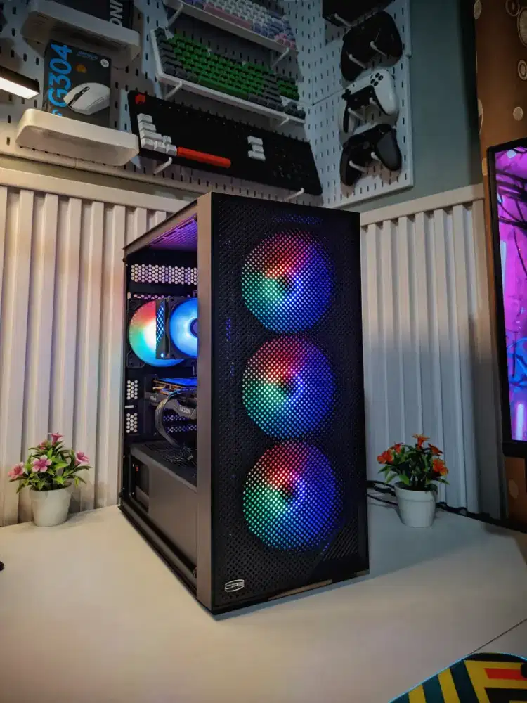 pc ryzen murah pastinya | 5600 | rx 6600 xt siap gaming up 2k resolusi