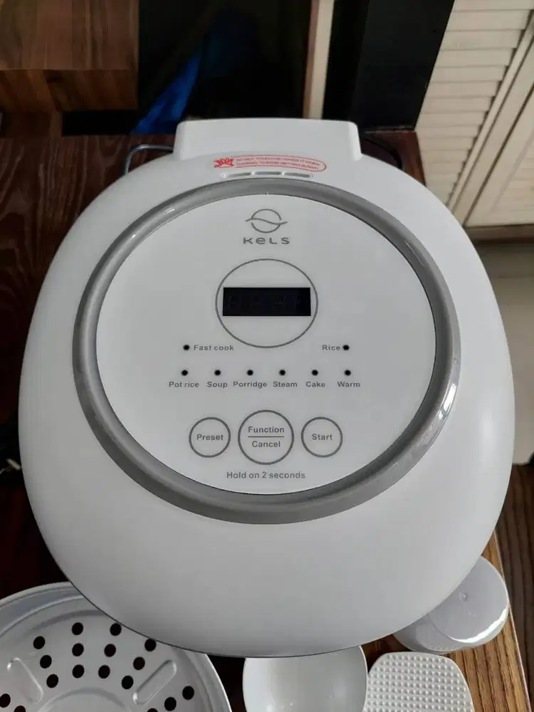 Kels Wilone 1.2L Multi Cooker Rice Cooker Penanak Nasi Multifungsi Put