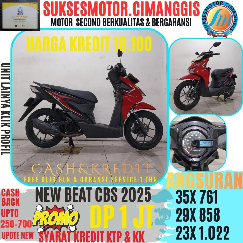 BEAT CBS PROMOTERMURAH CASHBACK UPTO700RBU BERGARANSI
