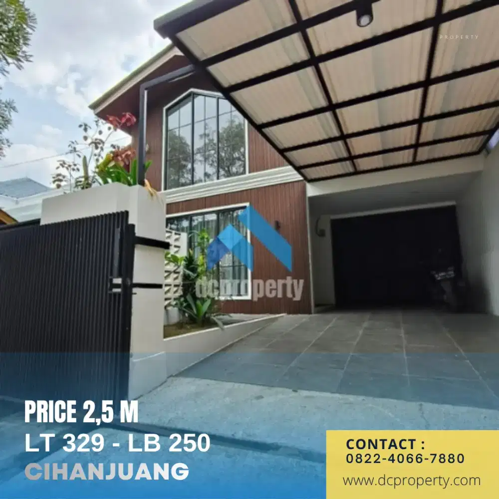 Dijual Rumah homey luas full furnished Cihanjuang dekat Pemkot