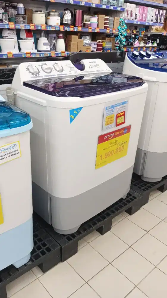 MESIN CUCI 2 TABUNG PROMO CICILAN VIA HOMECREDIT
