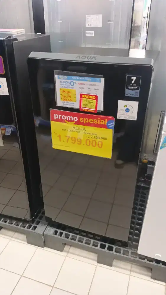 PROMO KULKAS 2 PINTU AQUA CICILAN VIA HOMECREDIT