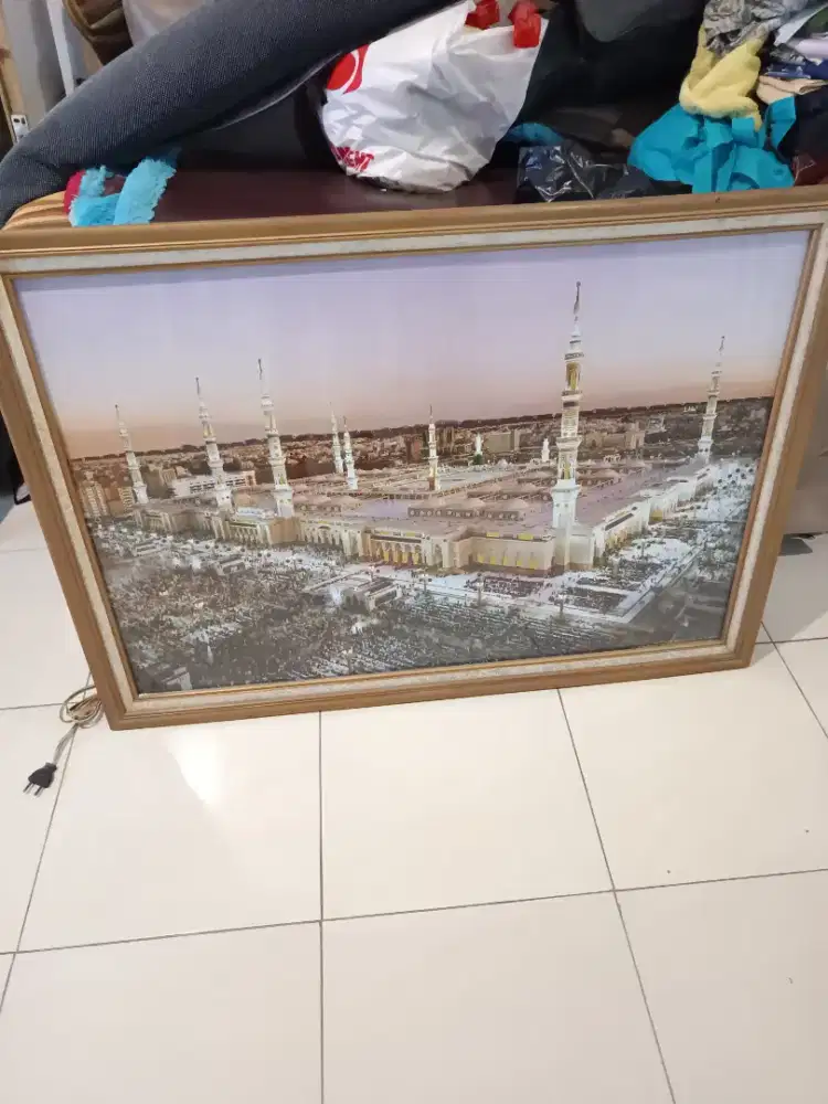 Hiasan dinding madinah dan mekah