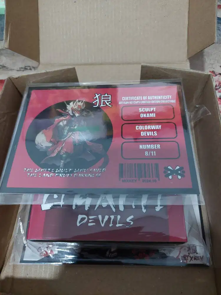 Artisan Keycaps Mixkey Okami Devils Original Custom Keyboard Keycap Li