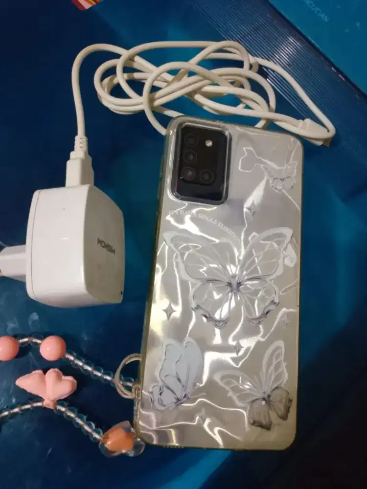 Jual hape samsung a21s ram6/64 minus getar saja+tempat kartu tidak ada