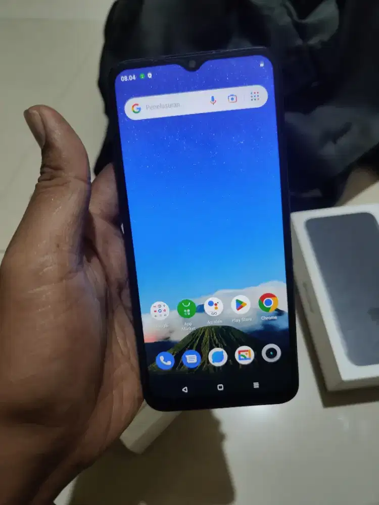 realme c30s 64gb black hape casan