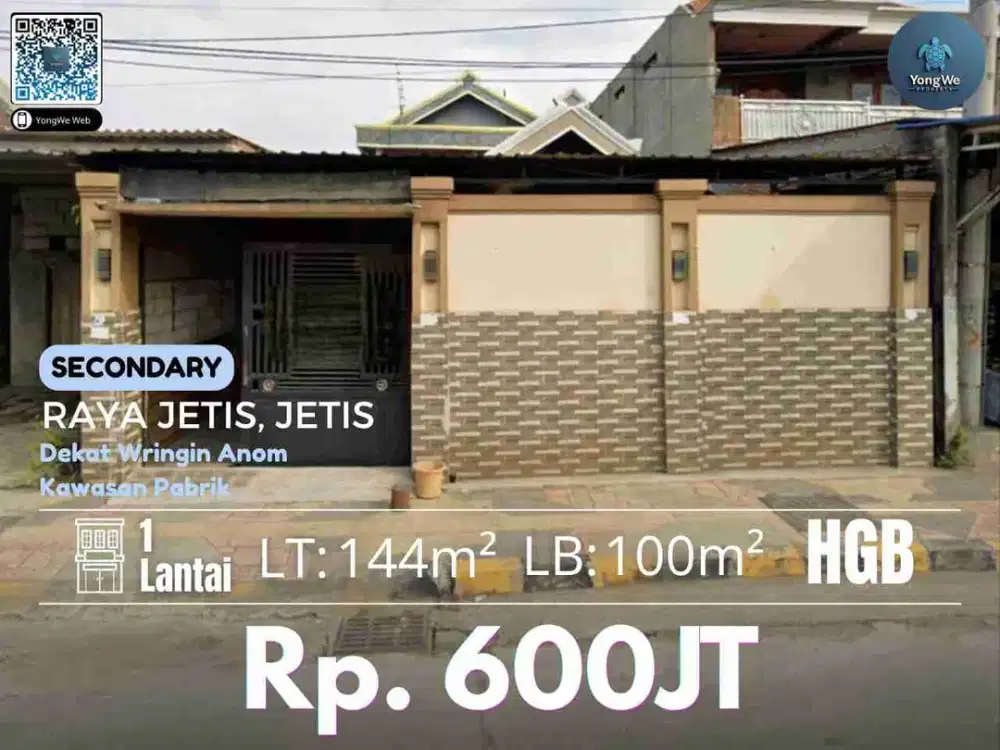 Jual Rumah Second Raya Jetis Mojokerto Jetis