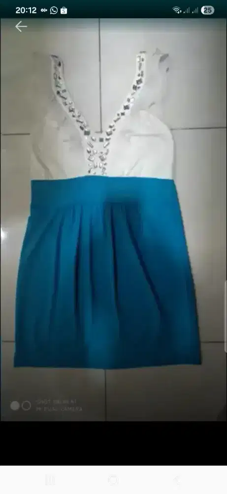 Dress mini untuk ABG ukuran S,