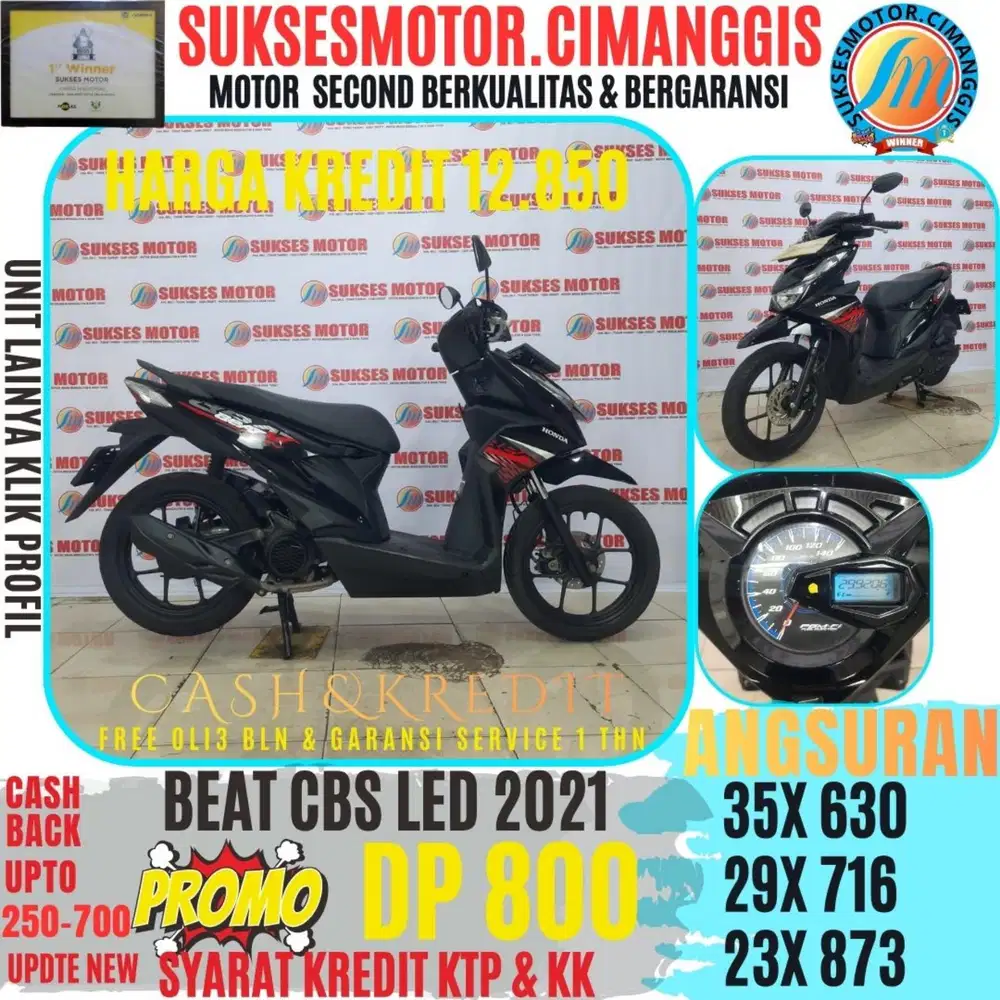 BEAT CBS PROMOTERMURAH CASHBACK UPTO700RBU BERGARANSI