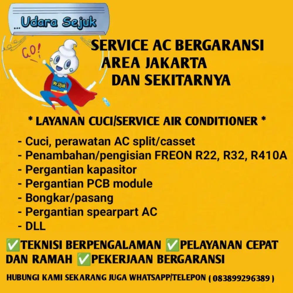 Service AC, cuci ac,bongkar pasang,pergantian module dll