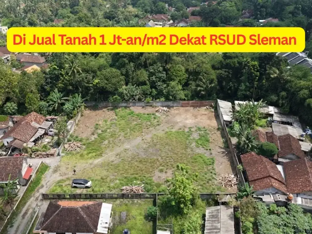 Dijual Tanah 1 Jt-an (4 Menit RSUD Sleman)