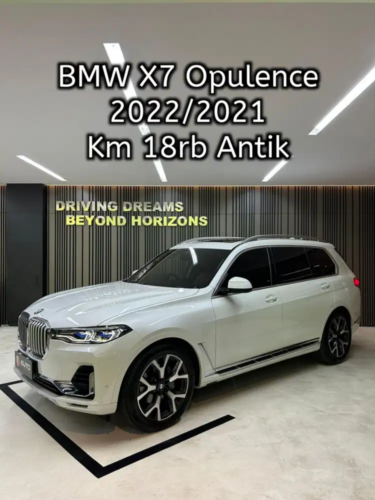 BMW X7 xDrive40i Opulence AT 2022 Putih Km18rb Nik 2021 B19APB