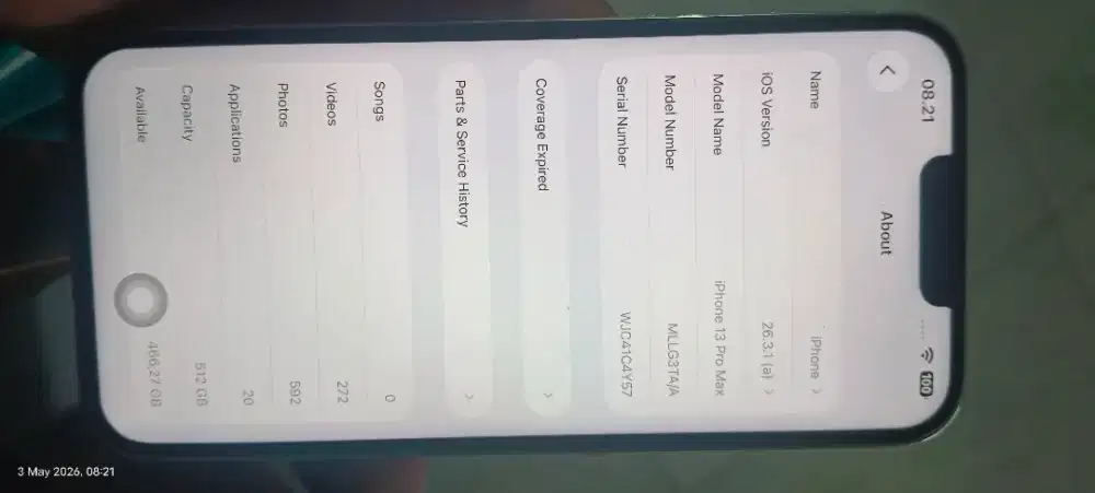 IP 13 Pro max 512 GB Inter Mulus