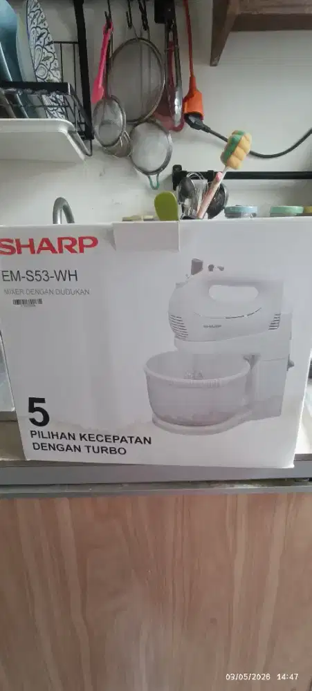 Jual mixer merk Sharp second dan alat penggilingan daging baru