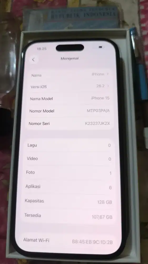 iphone 15 black 128 ibox