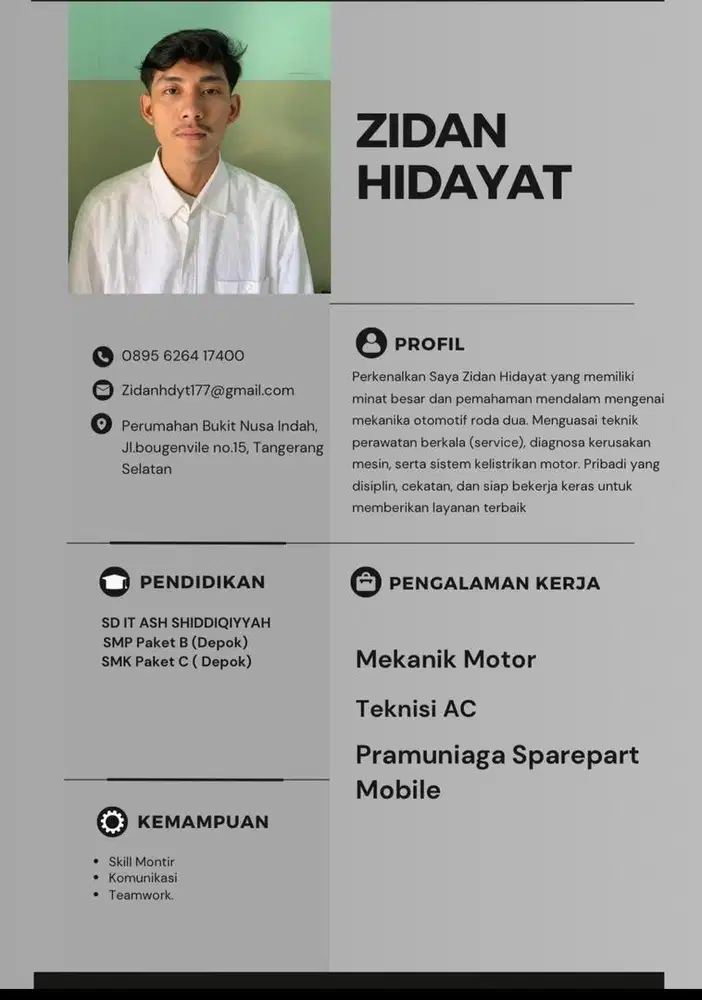 Mencari perkerjaan