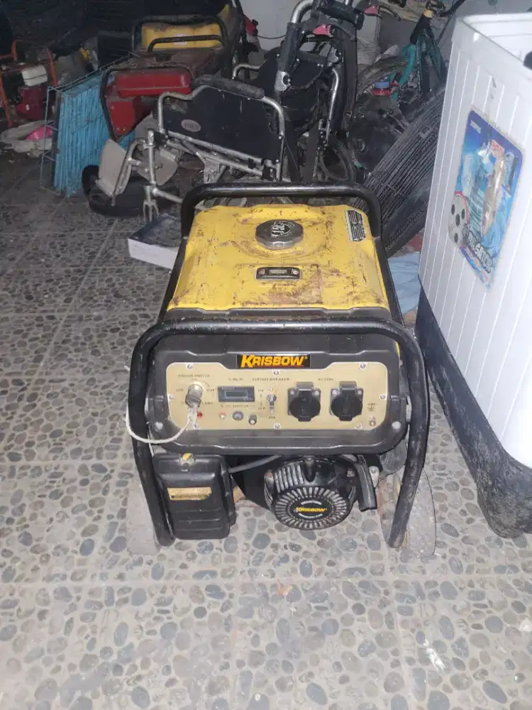 Mesin genset krisbow 3800w
