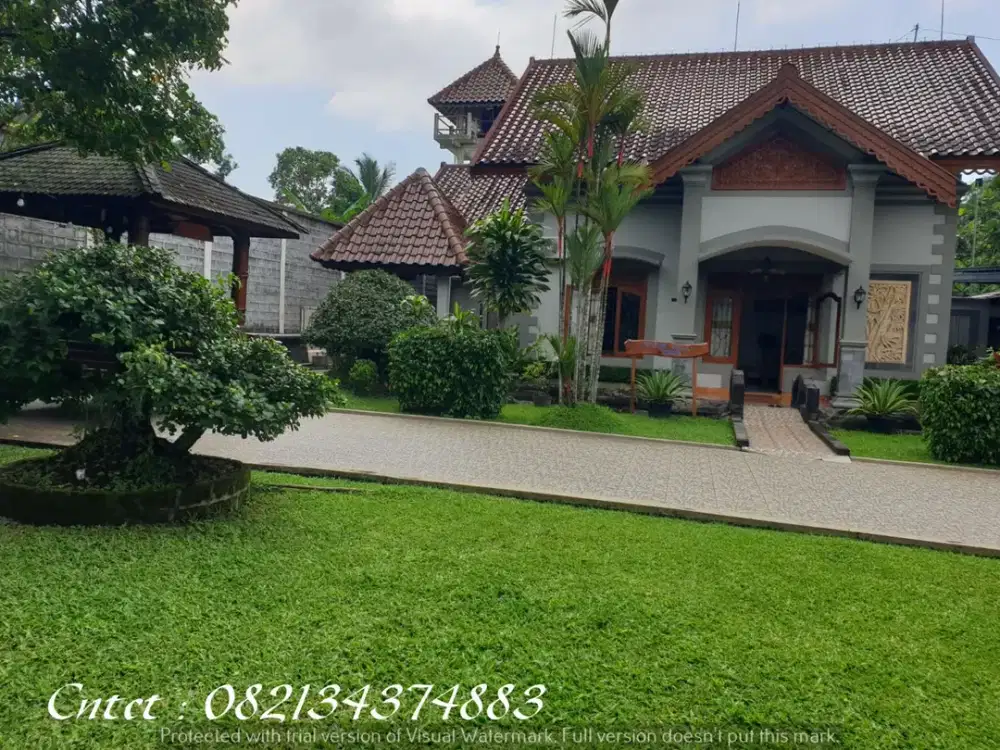 Villa dijual di pakem Sleman yogya, dekat ke UII, Furnhised