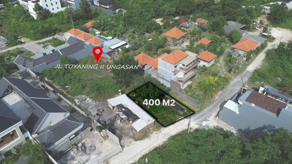 Tanah premium area toyoning ungasan
